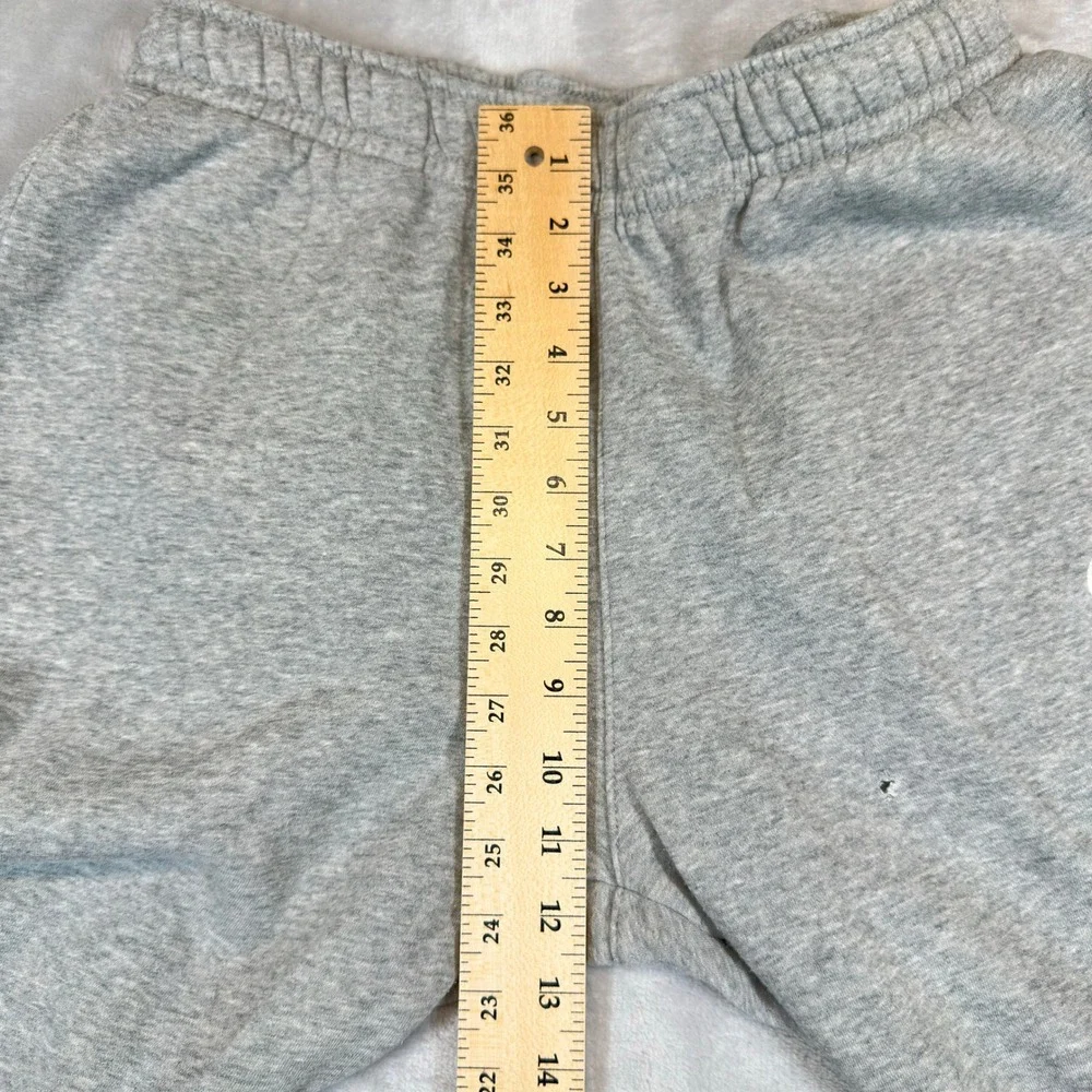 Nike Sweatpants Mens L Gray Sportswear Club Fleece Joggers Vintage 0379